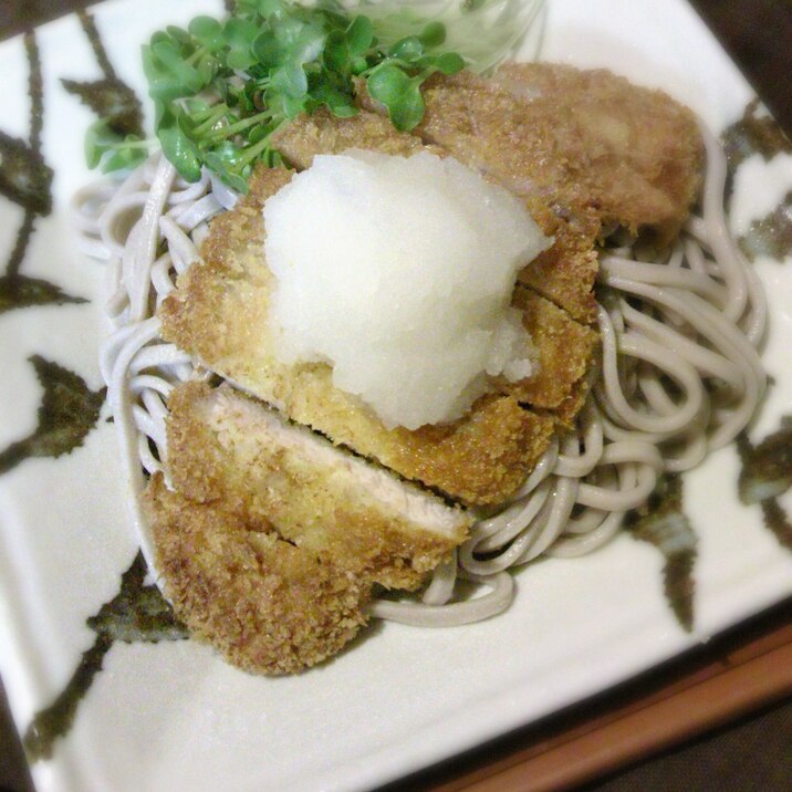 おろしとんかつ蕎麦